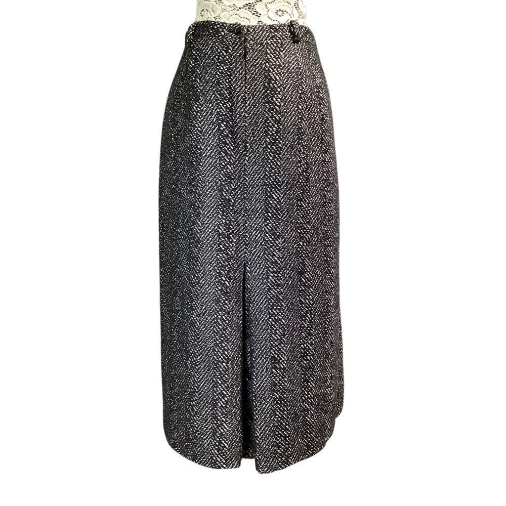 Hasco of Ireland tweed wool‎ blend midi skirt sz 12